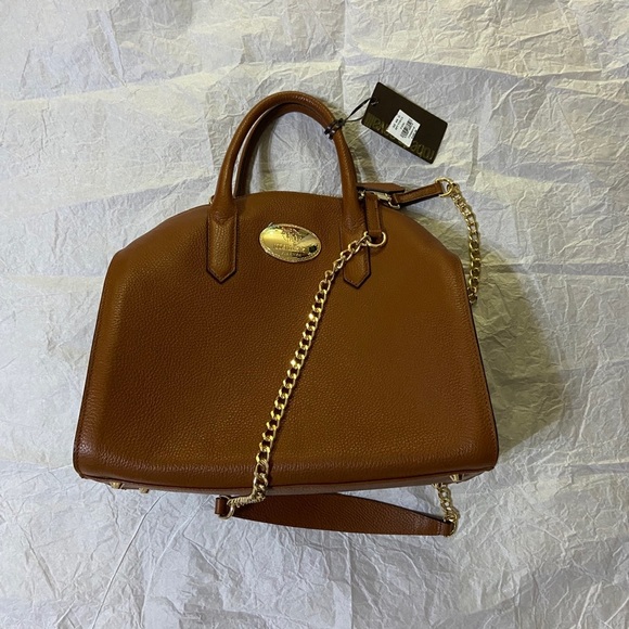 Roberto Cavalli Round Leather Satchel - Picture 2 of 15